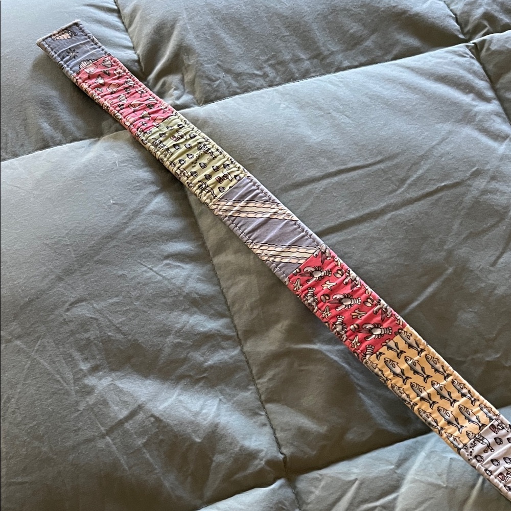 Vineyard Vines Patchwork Belt with Gold Buckle - Picture 3 of 5